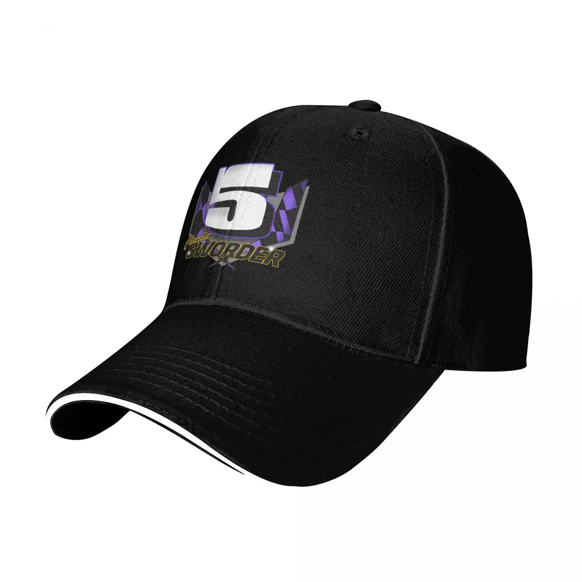 5 Charlie Sworder Brisca F1 Stock Car 2021 Baseball Cap Cotton Twill Breathable Contrast Two Tone Brim Snapback Flat Bill
