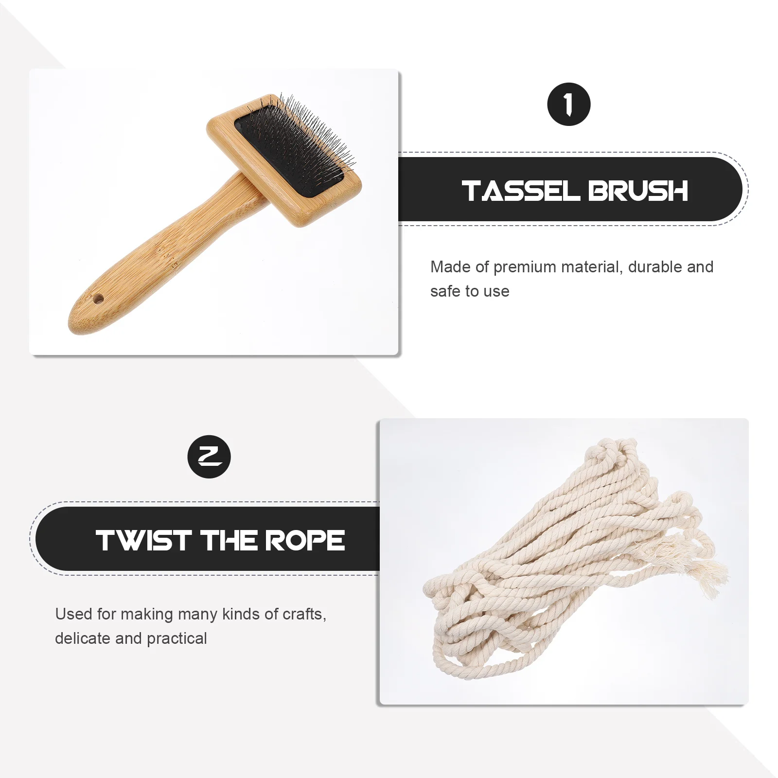 

Hanging Tapestry Diy Rope Kit Macrame Cotton Cord For Wall Decor Craft Natural Handmade Bohemian Art Supply Decorative