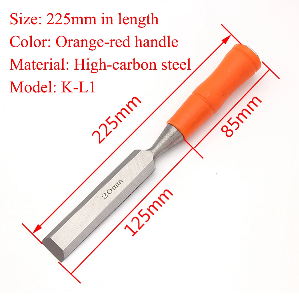 

1pc Professional Wood Chisel Steel Woodworking Cutter Carving Chisel DIY Carpenter Tools 6mm-22mm Carving Flat Shovel Hand Tool