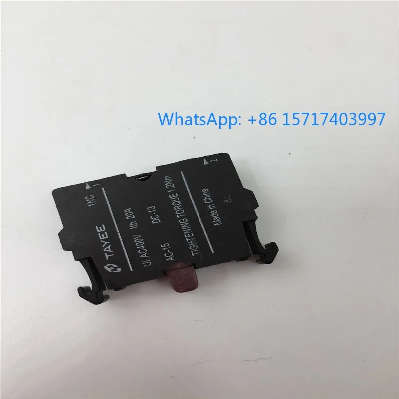 

10PCS TAYEE Auxiliary Contact LA42(E)-01 1 Normally Closed LA42(E)-10/One Normally Open Spot