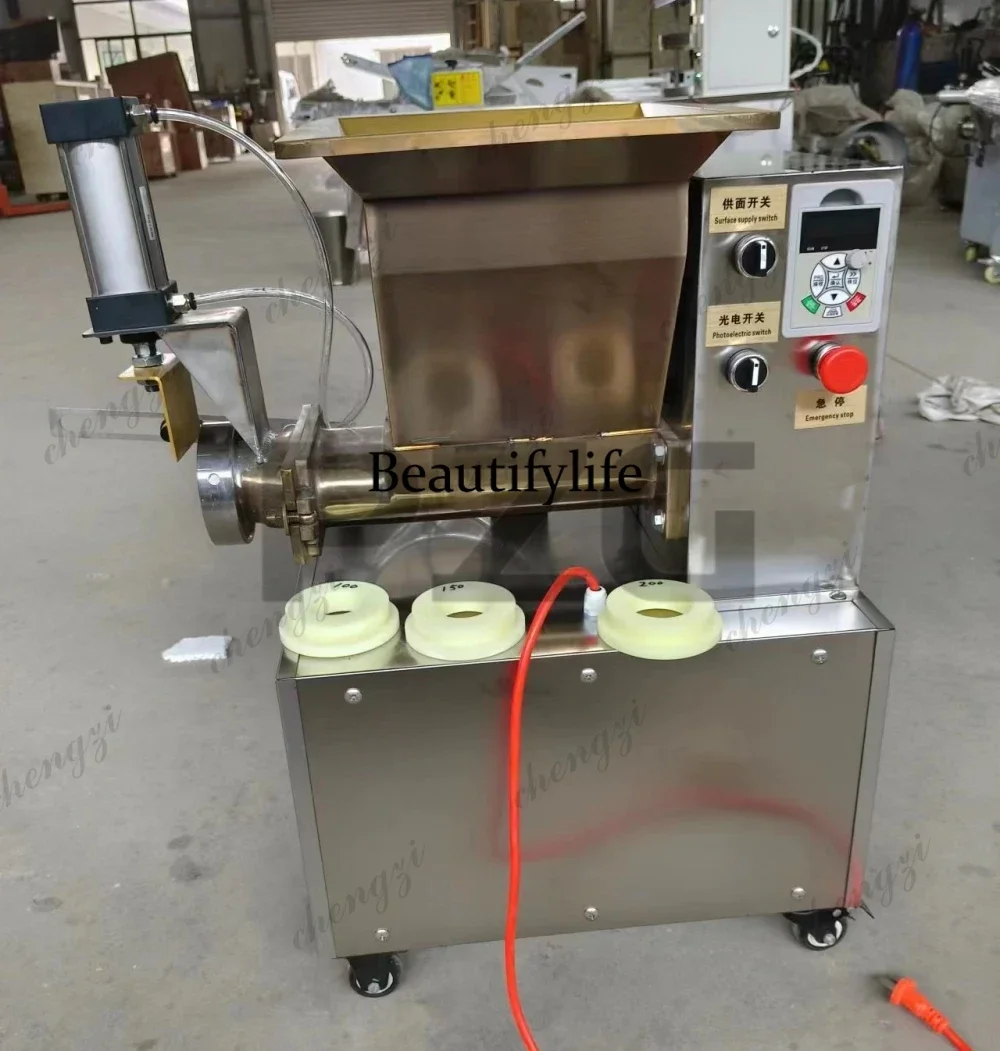 Pizza Chapati Bread Making Dough Ball Cutting Dividing And Rounder Rolling Volumetric Divider Machines