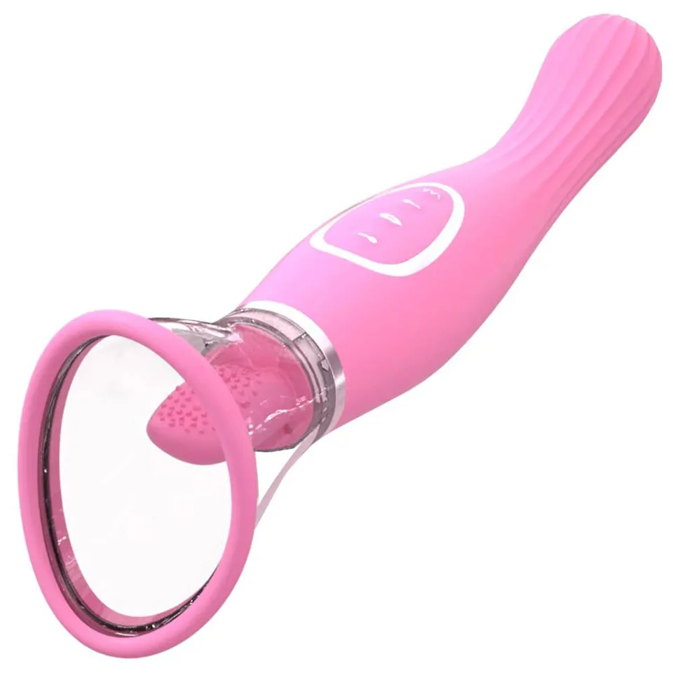 Adult Products Dildo Vibrator G-spot Sex Toys For Woman Nipple Sucking Clitoral Stimulator Sex Licking Tongue Vibrating Sucker