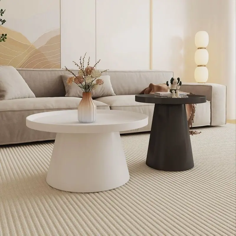 Moderno nórdico simples mesa de centro ferro forjado pequeno apartamento sala estar casa internet celebridade criativo luz redonda luxo