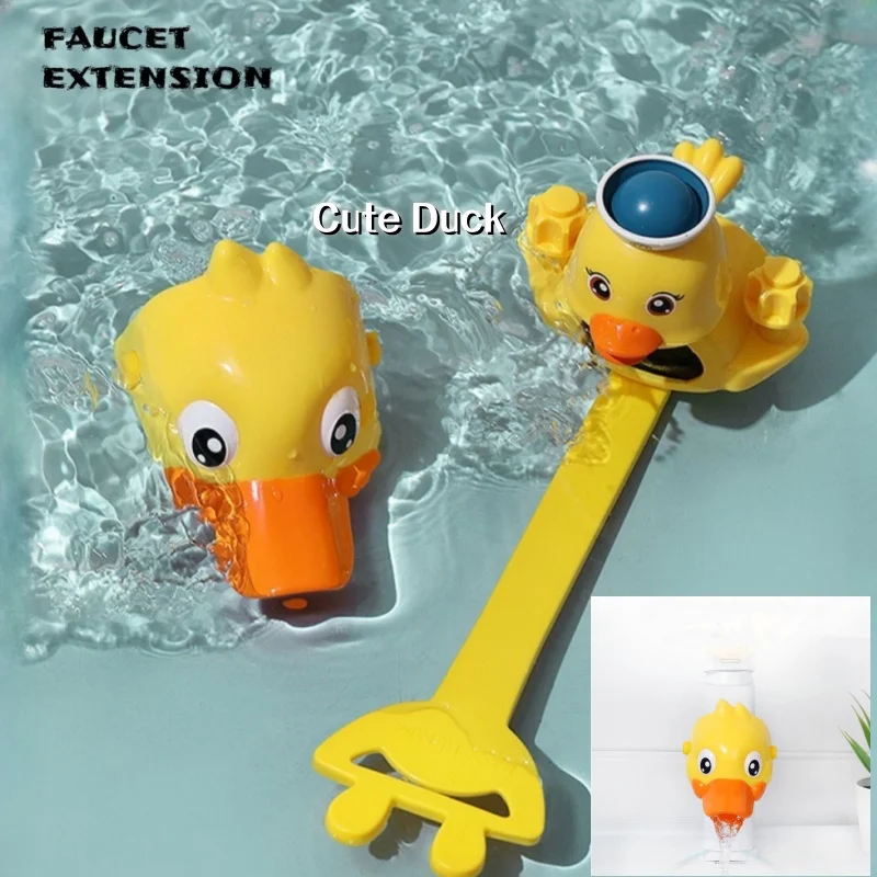 

Новый удлинитель для смесителя в виде мультяшного животного: удобное устройство для мытья рук без брызг, аксессуар для ванной комнаты, удлинитель для раковины