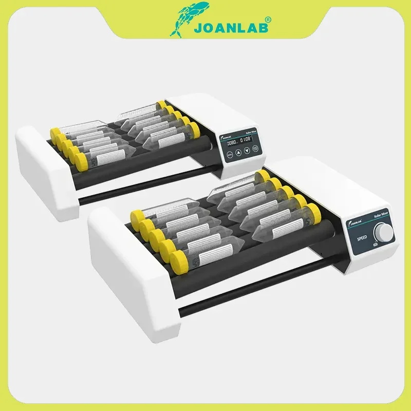 JOANLAB Blood Roller Mixer Horizontal Rotator Laboratory Equipment Digital Adjustable Medical Blood Tube Mixer Speed