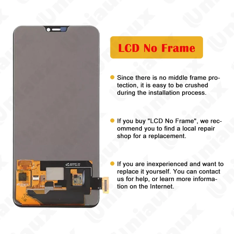 6.28'' LCD For VIVO X21 UD Display Touch Screen Digitizer LCD Assembly Replacement Phone Repair 100% Tested