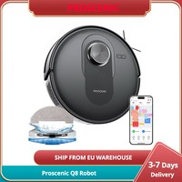 Proscenic Q8 Robot Vacuum and Mop Combo 42kPa SuctionLiDAR Nav 200min Runtime Automatic Self-Charging APP Control 350ml Dustbin