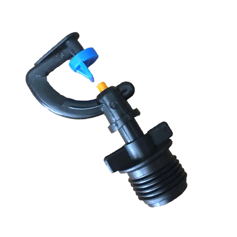 

5 шт., вращающийся на 180 градусов спринклер типа G, желтый маленький колесный сопло, свайный разъем для орошения, полива сада