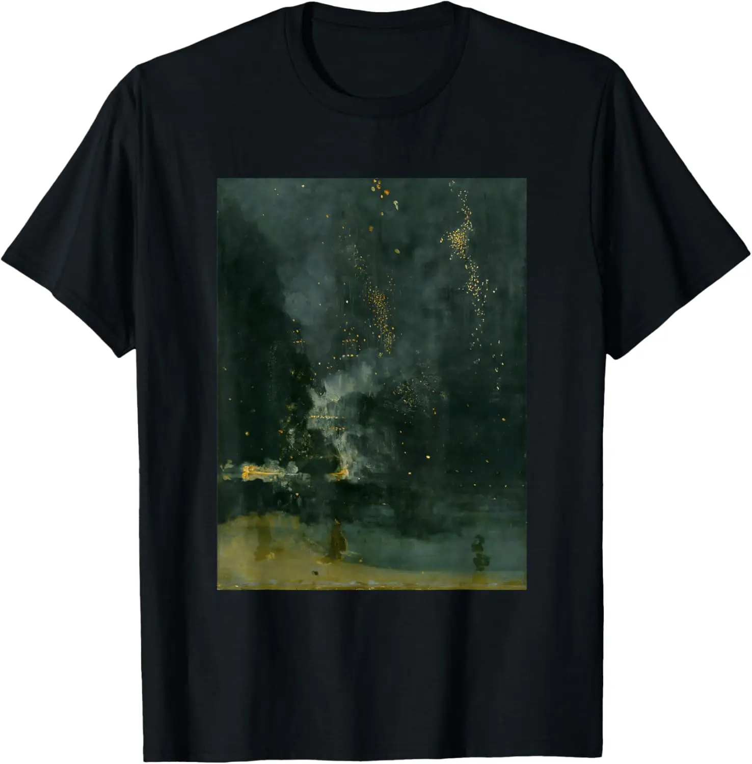 

Nocturne in Black and Gold by James McNeill Whistler (1875) T-Shirt