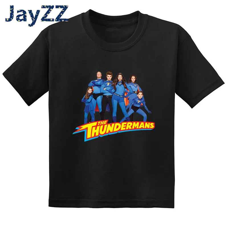 The Thundermans TV Shows Funny Kids T Shirt Fashion Children Clothes Baby Girls & Boys Summer Short Sleeve T-Shirt,GKT5403