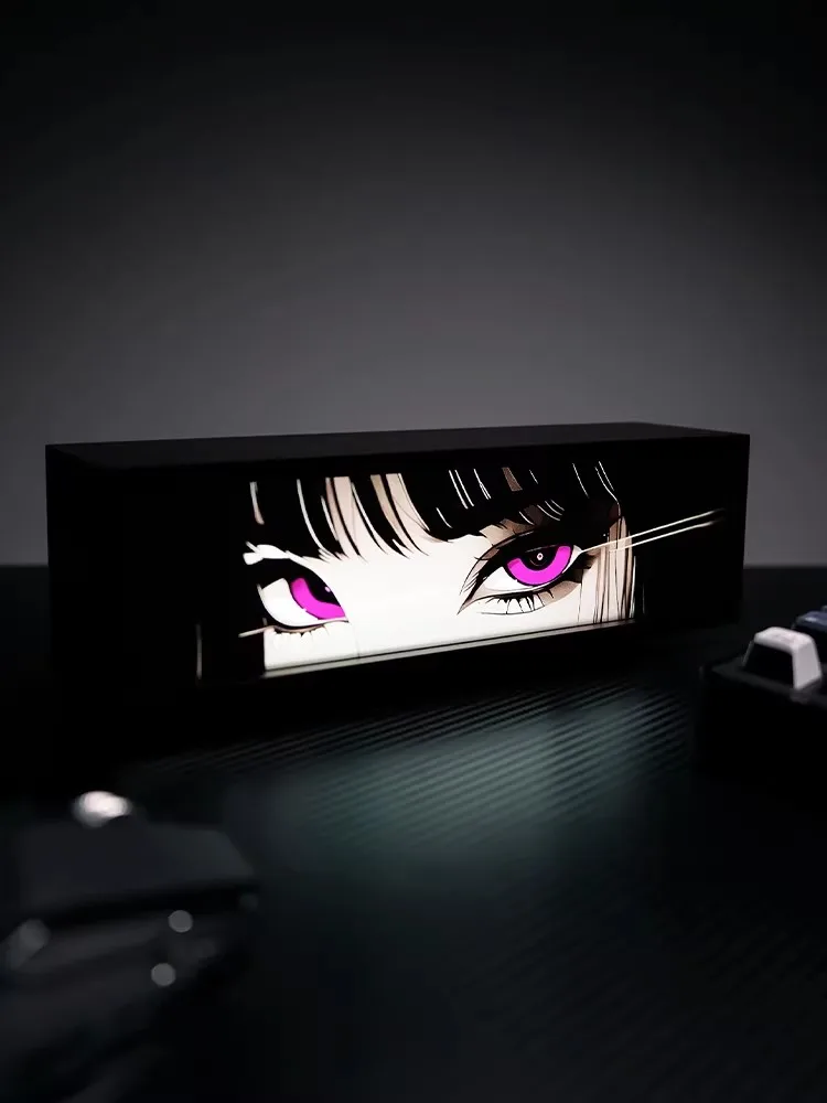 Modern Minimalist Industrial Style Desktop Atmosphere Light Anime Night Light Decorative Ornament E-sports Gift for Boys