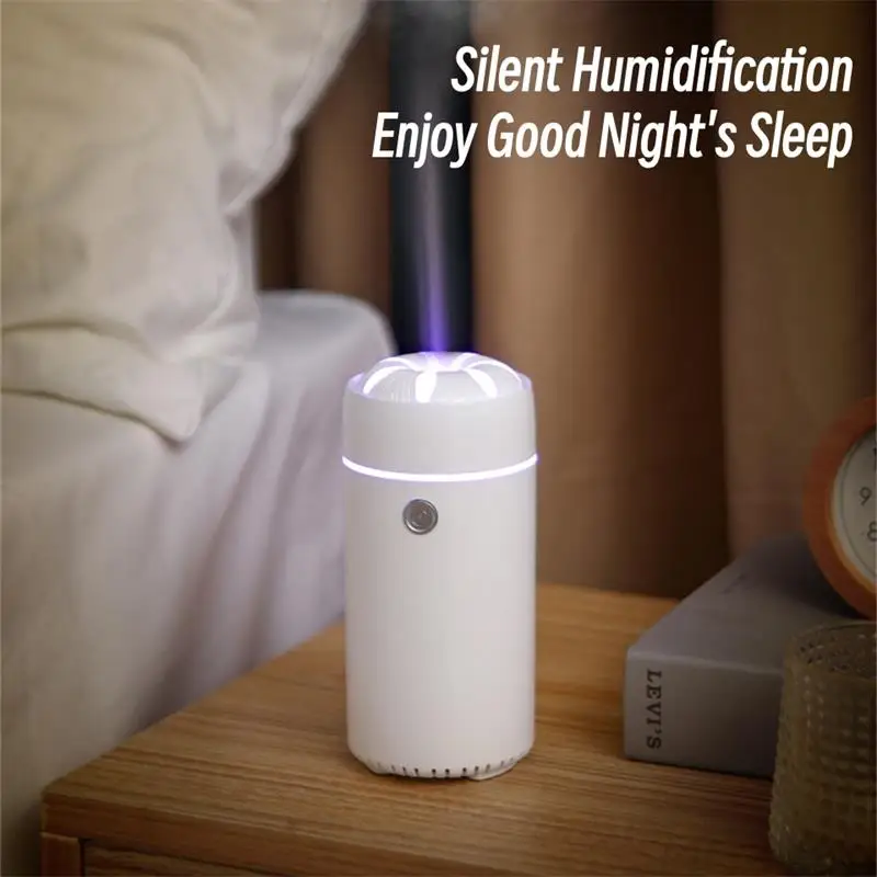 

Car Mini Aromatherapy Essential Oil Fragrance Diffuser USB Machine Bedroom Desktop Ultrasonic Air Diffuser With LED Light Humidi