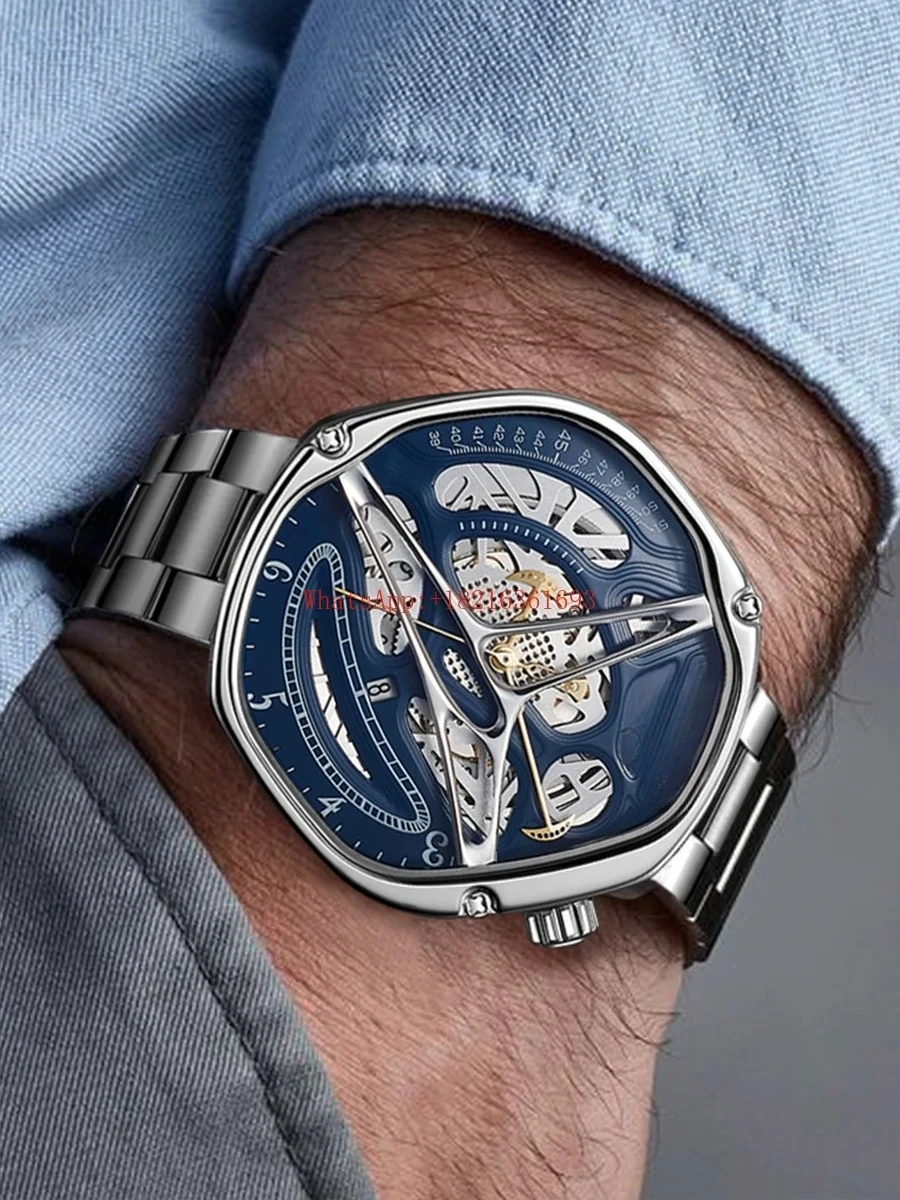 

Механические часы Hexagonal Storm Watch с автоподзаводом для мужчин