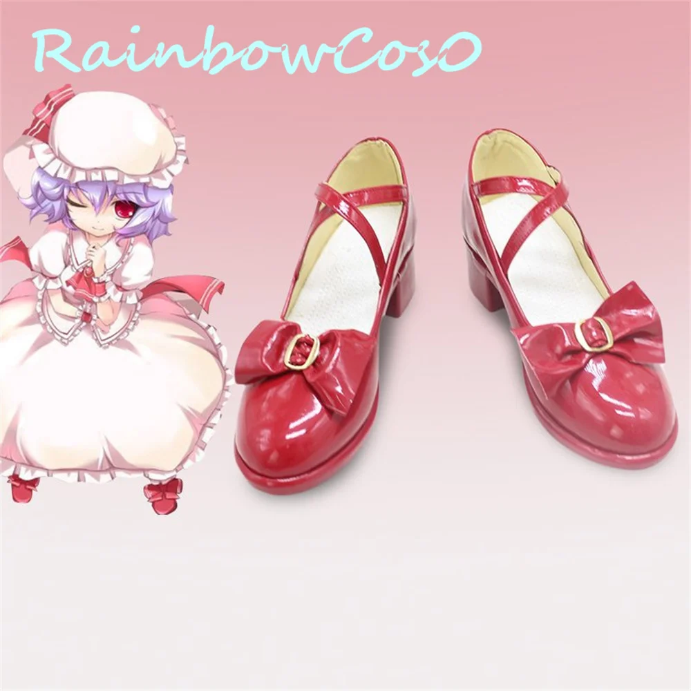 Toho Project Touhou Project  Remilia Scarlet Cosplay Shoes Boots Game Anime Halloween Christmas RainbowCos0 W3024