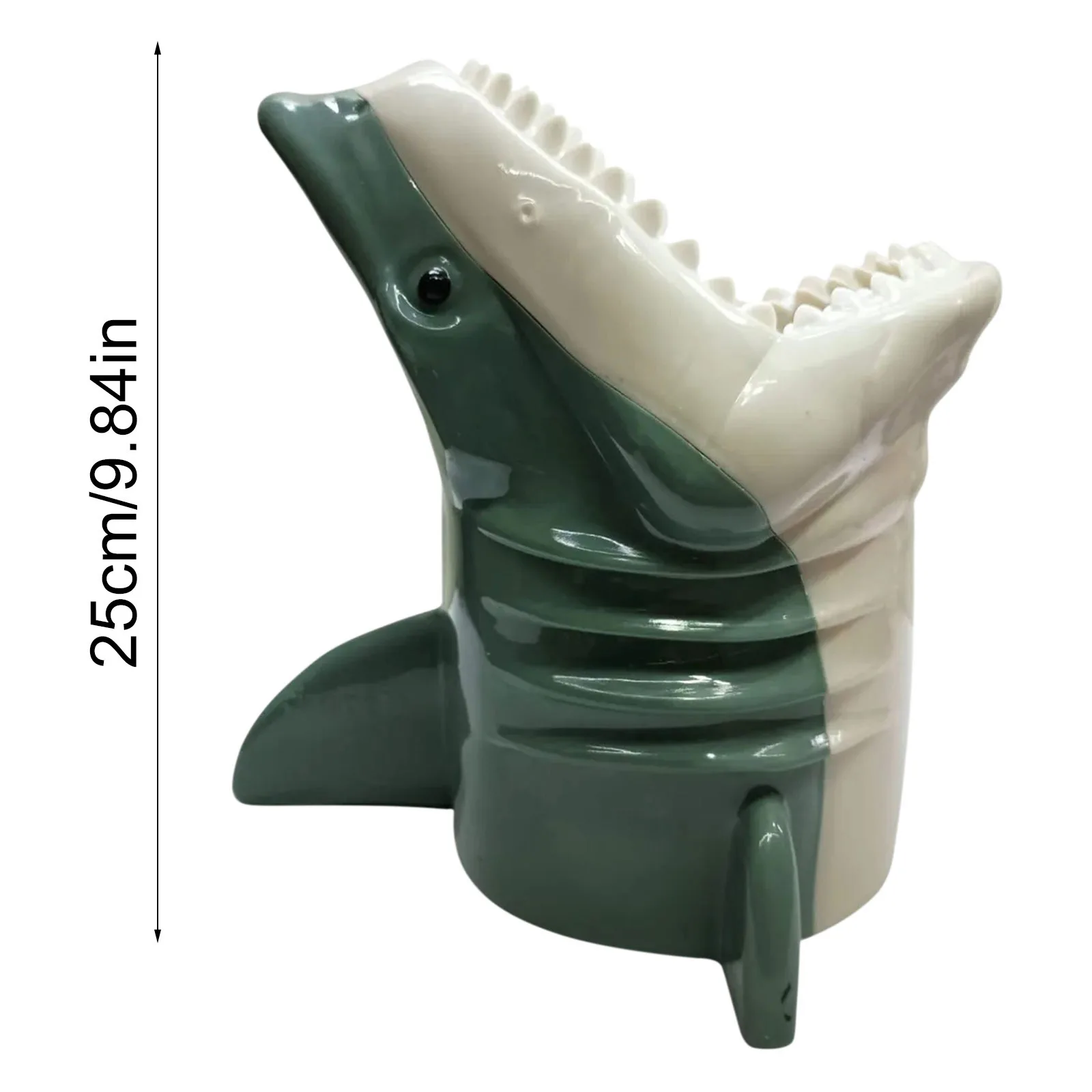

Sharks Popcorn Bucket-50th Anniversary Popcorn Bucket This Great White Shark Popcorn Bucket for Collectors & Film Lovers