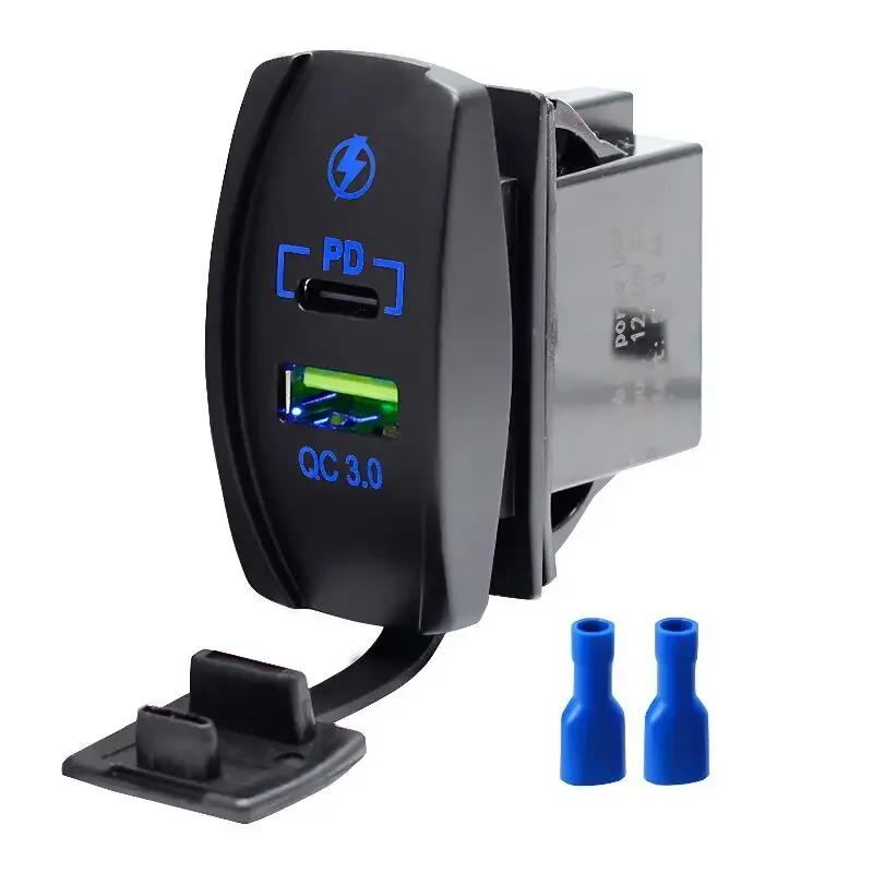 Dual USB PD Car Charger Power Adapter 5V 3.1A USB PD Socket Charger for Toyota Skoda Volkswagen AUdi Suzuki BMW Mazda