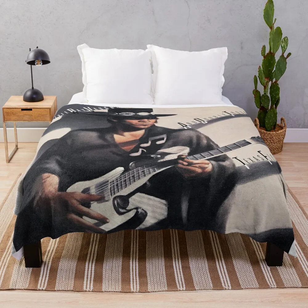 Texas Flood - SRV. Throw Blanket Giant Sofa Sofas Blankets