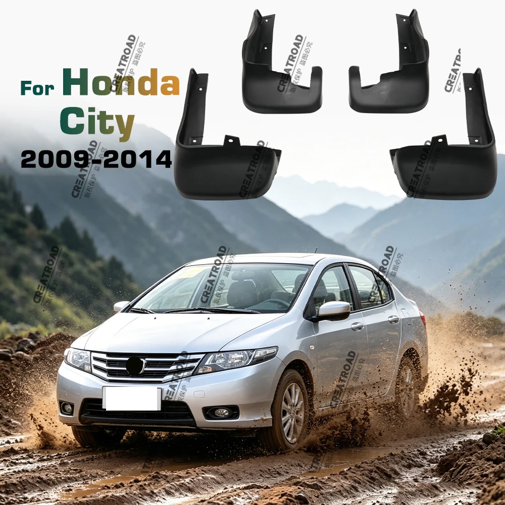 Für Honda City 2009 2010 2011 2012 2013 2014 2010 Kotflügel Kotflügel Schmutzfänger Schutz Spritzschutz Kotflügel Autozubehör