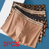 3PCS Men's Square Panties Fashion Hot Men Underwear Large Size Boxer Man Sporty Boxers Briefs Gifts Shorts Sports Underwears