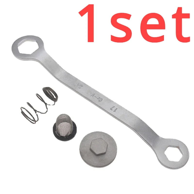 

1 комплект для 17-24, двусторонний шестигранный коробочный ключ, винт для слива масла мотоцикла, специальный инструмент для ремонта скутеров 17 мм-24 мм