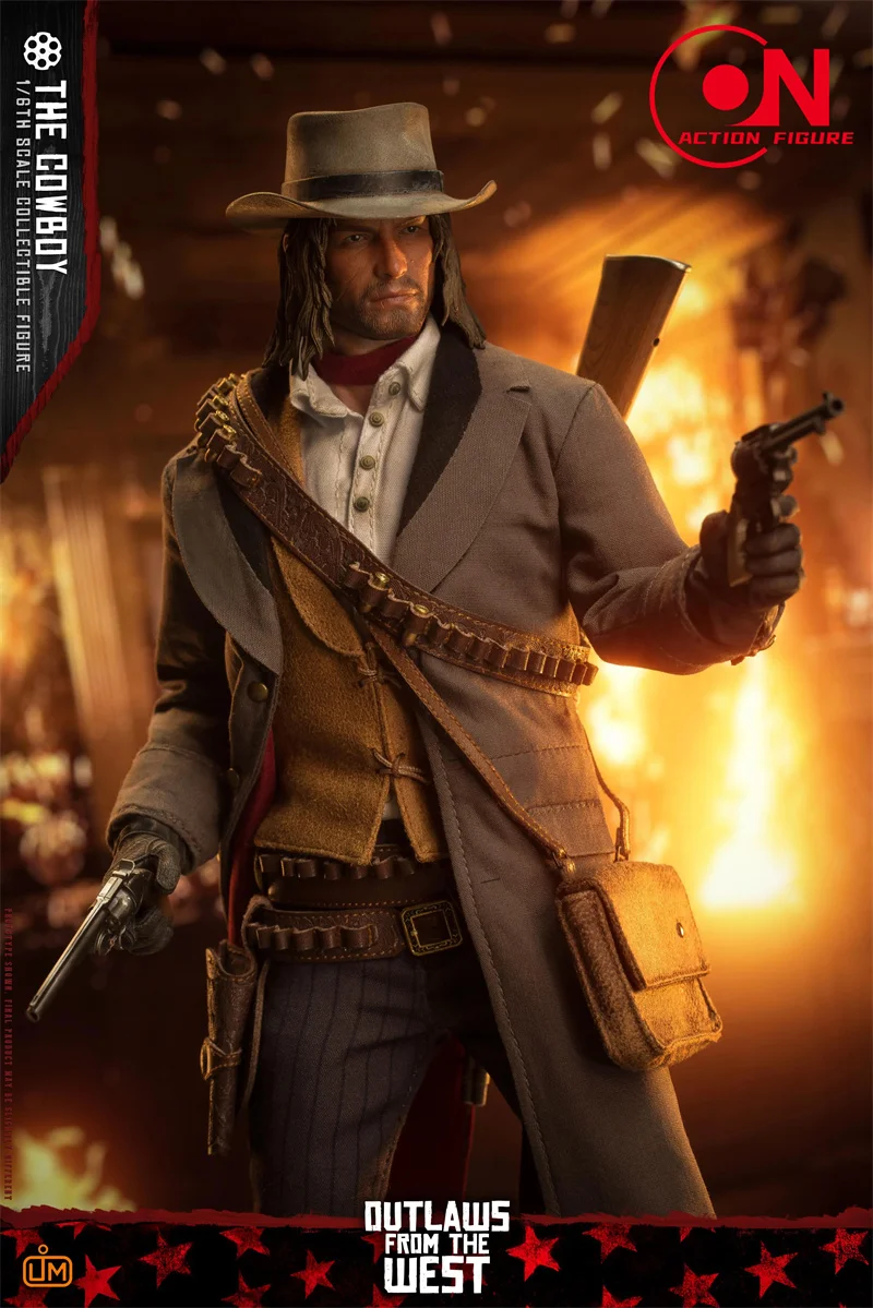 2025 Q4 LIMTOYS LIM011 1/6 Il Cowboy John Doppia Testa Figura Modello 12 ''Maschio Soldato Action Figure Doll Set Completo Giocattolo