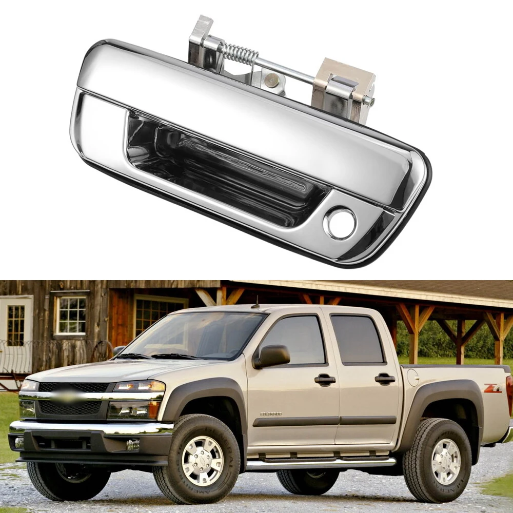 

Adecuado para Chevrolet Colorado 2004-2014 GMC Canyon 2004-2012 Chrome Car Rear Door Truck Handle Exterior Tailgate Handle