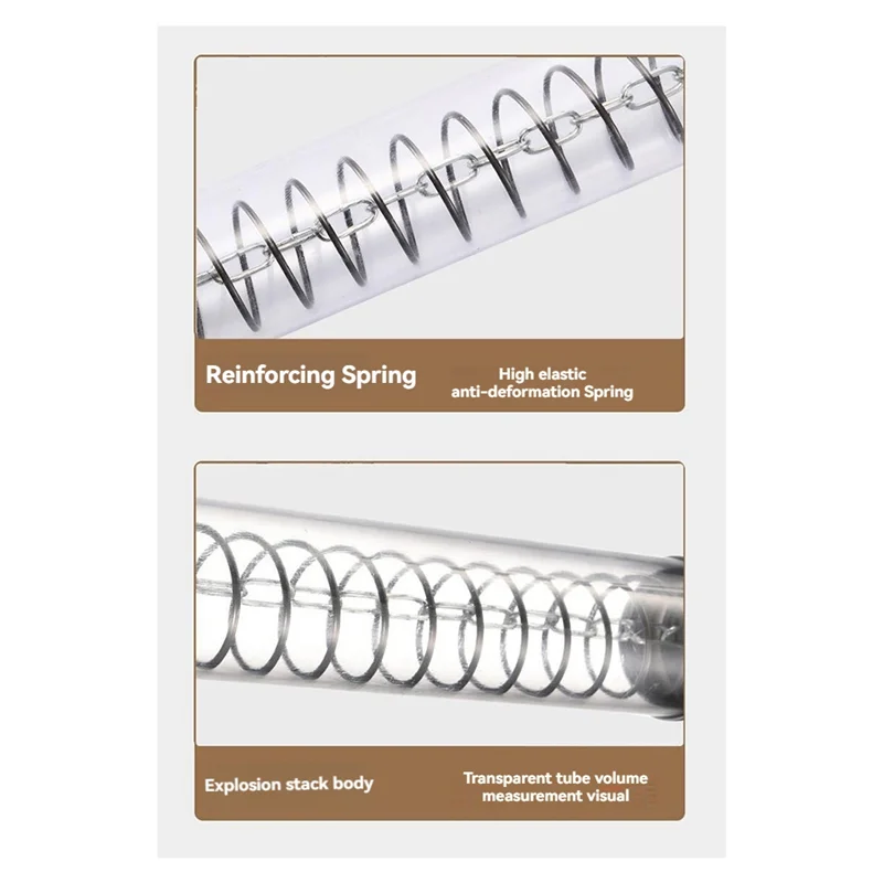 A43F-مسدس الشحوم أنبوب شفاف ارتفاع ضغط الشحوم بندقية الأنابيب واجب الشحوم بندقية شفافة الثقيلة الشحوم بندقية أنبوب واضح