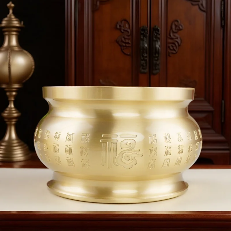 Manufacturer wholesale brass Taiwan , Baifu , natural color burner, home worship incense bur