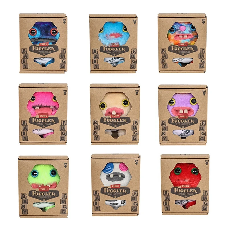 Fuggler peluche divertido monstruo feo Fuggs serie bebé Mr agujas Munch conejo lijo de ojos anchos muñeco de peluche regalo juguete suave 9CM