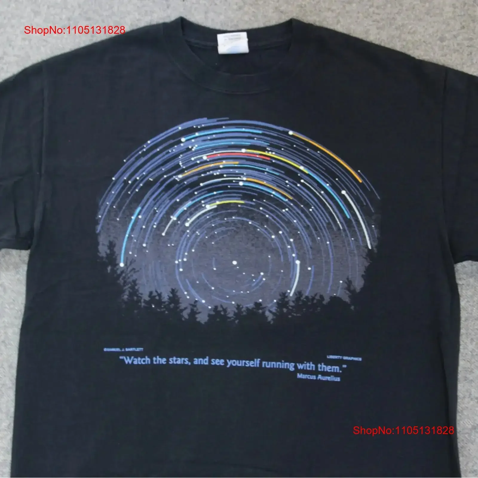 Virginia Science Museum T Shirt M Shooting Star Trails Space Milky Way Astronomy vintage Washed Casual Comfortable graphic
