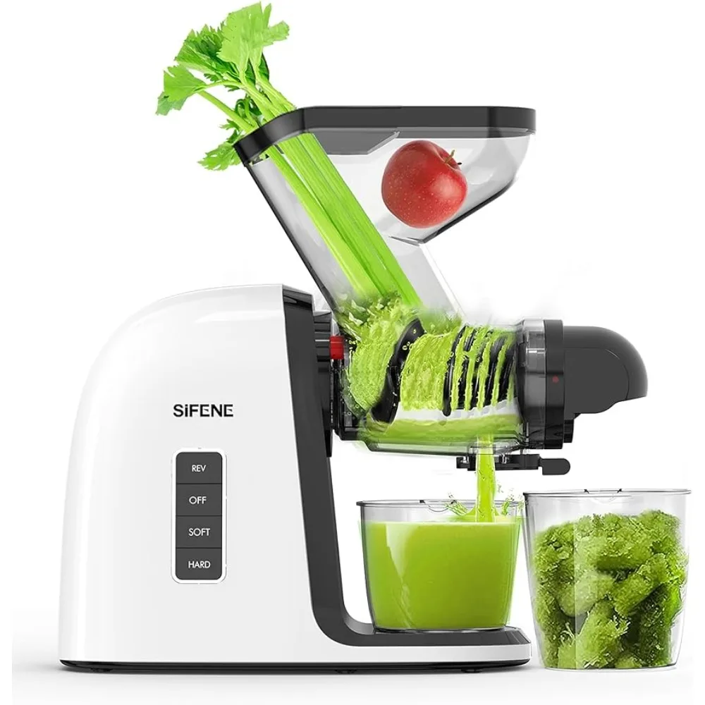 SiFENE Slow Masticating Juicer Machine, Dual 3