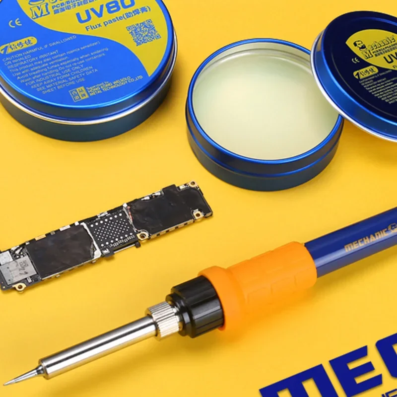 MECHANIC Solder Paste Flux Lead-Free No-Clean Electric Soldering Iron Paste Flux Rosin Welding Fluxes for PCB/BGA/PGA/SMD