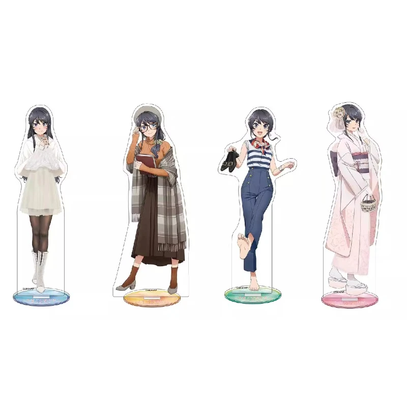 

Game Nodoka Toyohama Mai Sakurajima Kaede Azusagawa Shoko Makinohara Acrylic Stand Doll Anime Figure Model Cosplay Toy for Gift