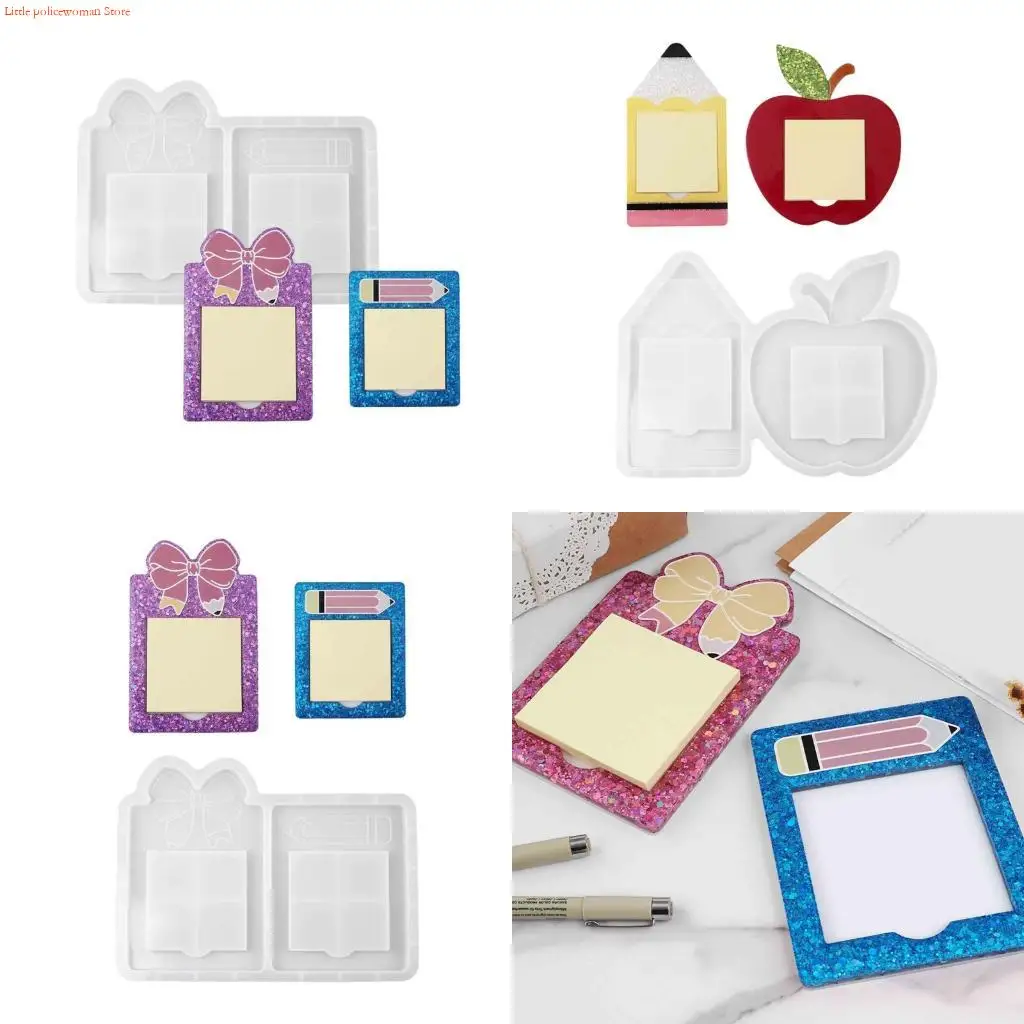 

F92D Sticky Note Resin Frames Moulds Silicone Molds Present for Crafting Lover