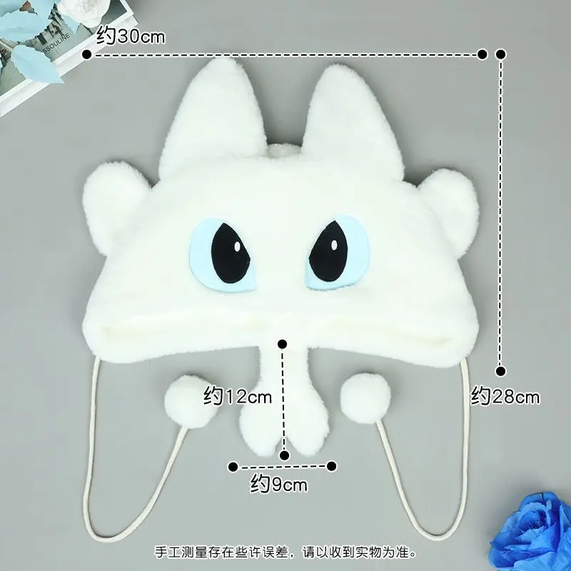 Topi Trendi 2025 New Dragon Master Toothless untuk anak laki-laki, penghangat kepala, pelindung telinga, dan pengikat rambut. ★ ❤ ♡ ★