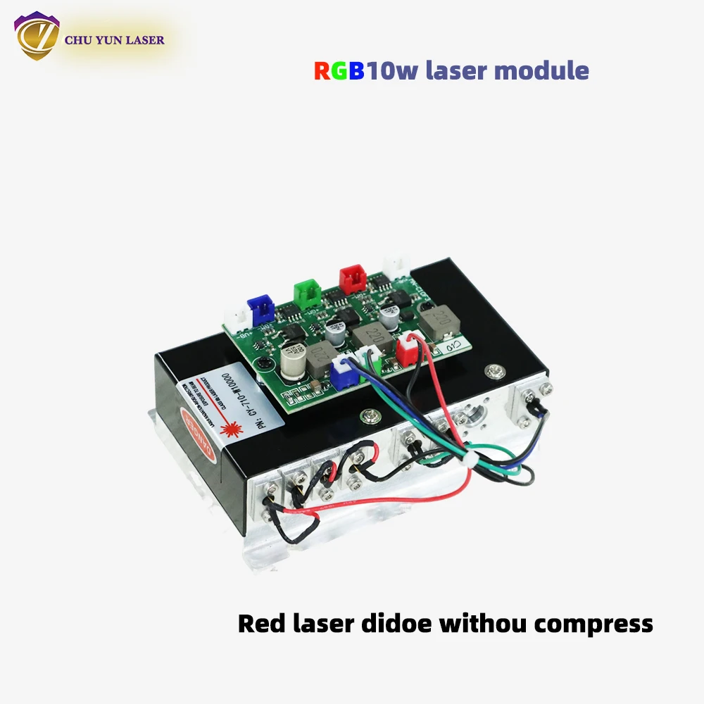 DC12V RGB10W Lasermodul Rot/Blau/Grün TTL oder analoge Laserlichtteile