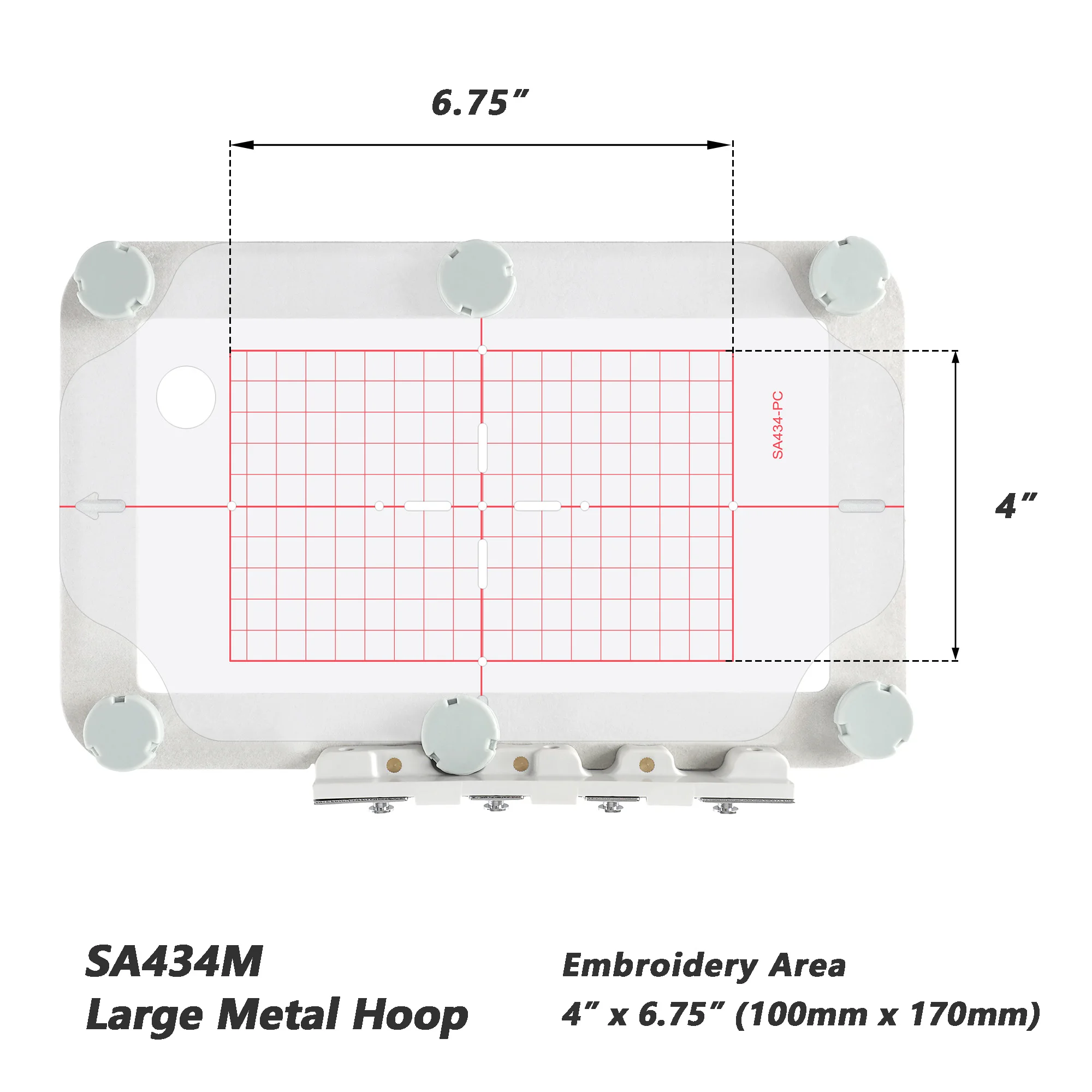 Magnetic Embroidery Hoop Metal Magnetic Hoop for Brother SE700 SE600 PE545 PE550D Innov-is 1850D Etc Embroidery Machine - view 6