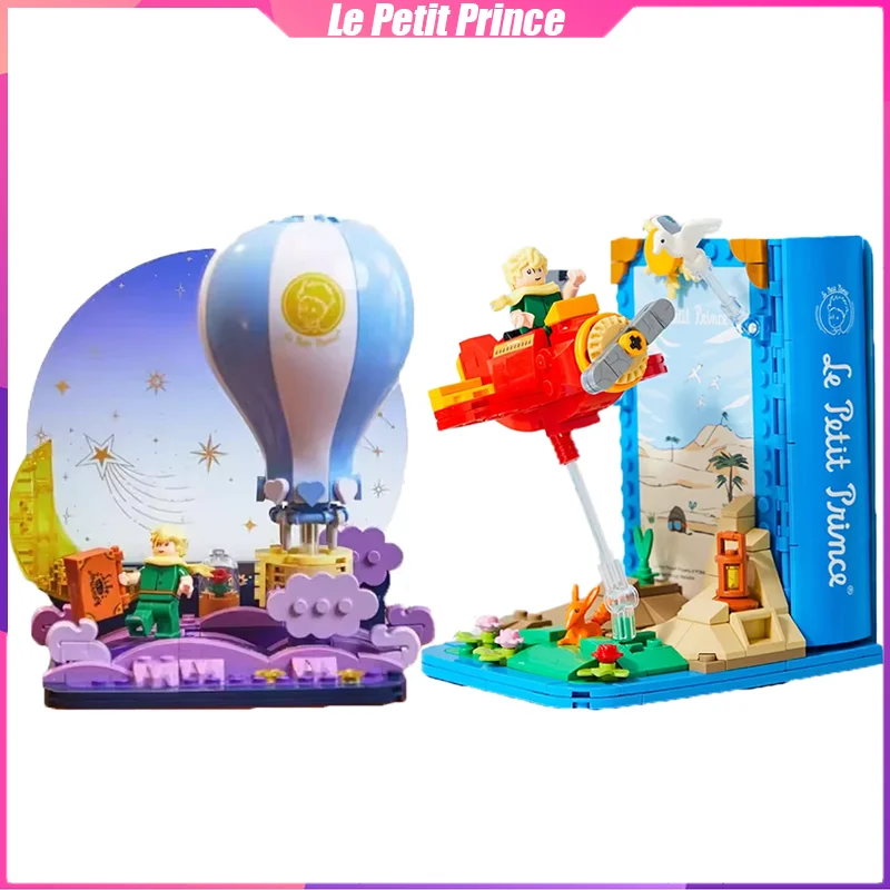 

Le Petit Prince Building Blocks Hot Air Balloon Desktop Decoration Puzzle Assembling Model Toys Birthday Gift for Boys and Girls