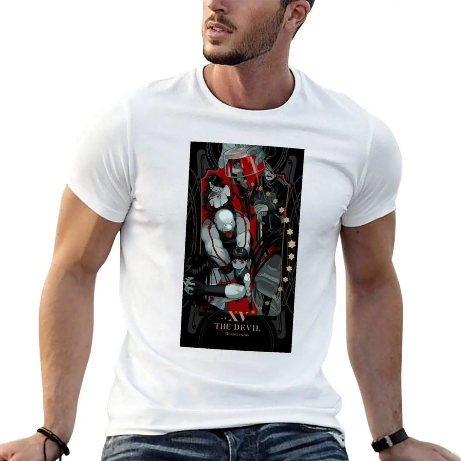 Fullmetal Alchemist Brotherhood - Homonculus T-Shirt blue archive quick-drying Men's t-shirt