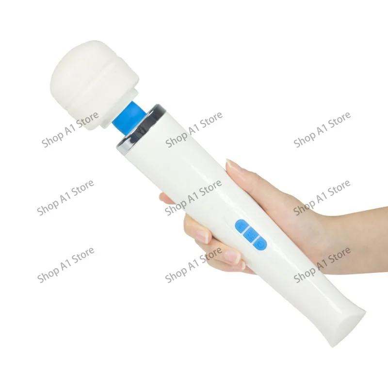 Portable Handheld Electric Massager USB Rechargeable Vibration Massage Stick For Shoulder Neck Back Muscle Relief