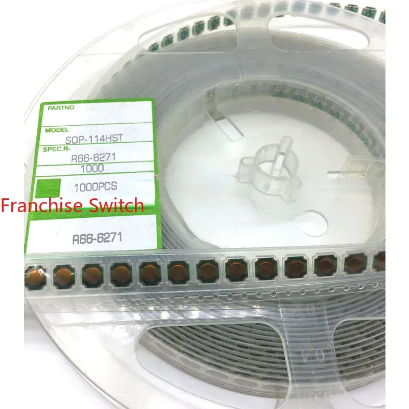 

10PCS 6X6.5X0.5mm Imported SMD SOP-114HST Ultra-thin Button Light Touch Switch