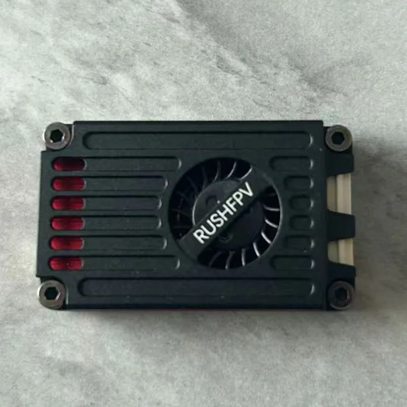 러쉬 탱크 MAX SOLO 5.8GHz 2.5W 고출력 48CH VTX 비디오 송신기 냉각 팬 장거리 RC FPV 드론용 CNC 쉘