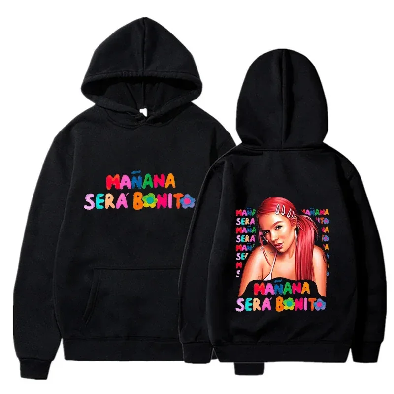 111 www بلوفر نسائي متعدد الألوان بغطاء للرأس هيب هوب ملابس الشارع الشهير كارول جي مانانا سيرا بونيتو بلوزات بأكمام طويلة Y2K ملابس T