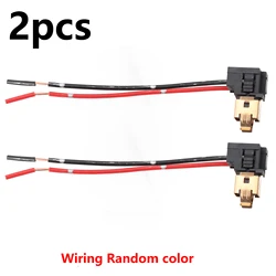 2PCS H1 H3 Socket Extension Wiring Harness Connector LED Headlight Adapter Car Light Bulb Socket Crooked -Plug Car Accessories