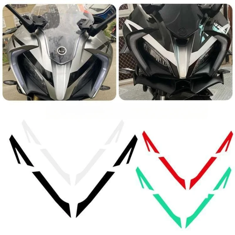 

Для CFMOTO 250SR 250 sr наклейка на фару мотоцикла, светоотражающая наклейка, водонепроницаемая декоративная наклейка, водонепроницаемые наклейки с буквами