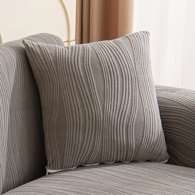 High Quality Jacquard Throw Pillow Cover Thicken Soft Spandex Backrest Cushion Cover 35/40/45/50 Multi-size Square PillowCover