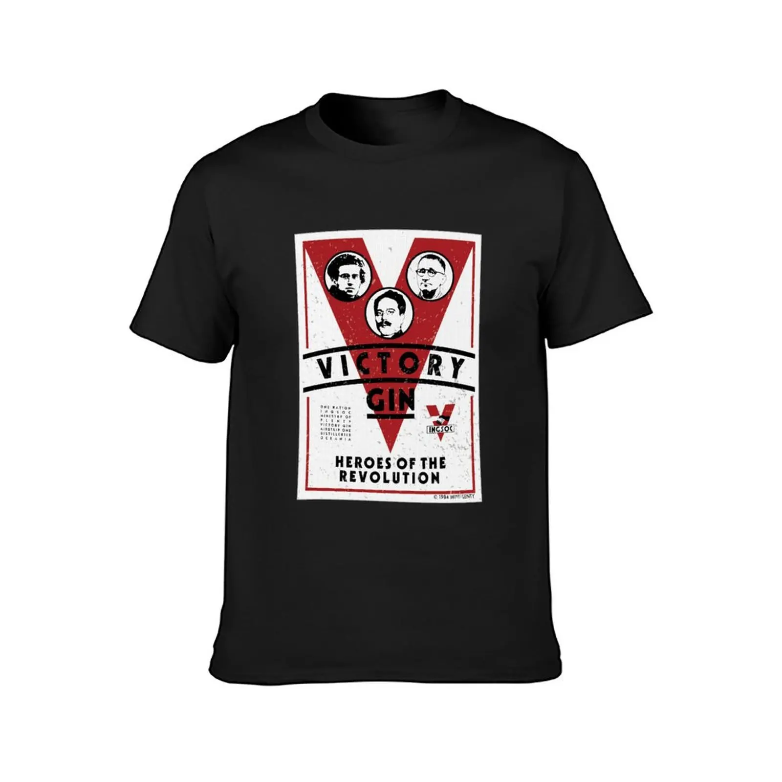 INGSOC Victory Gin T-Shirt for a boy funnys oversized t shirts for men