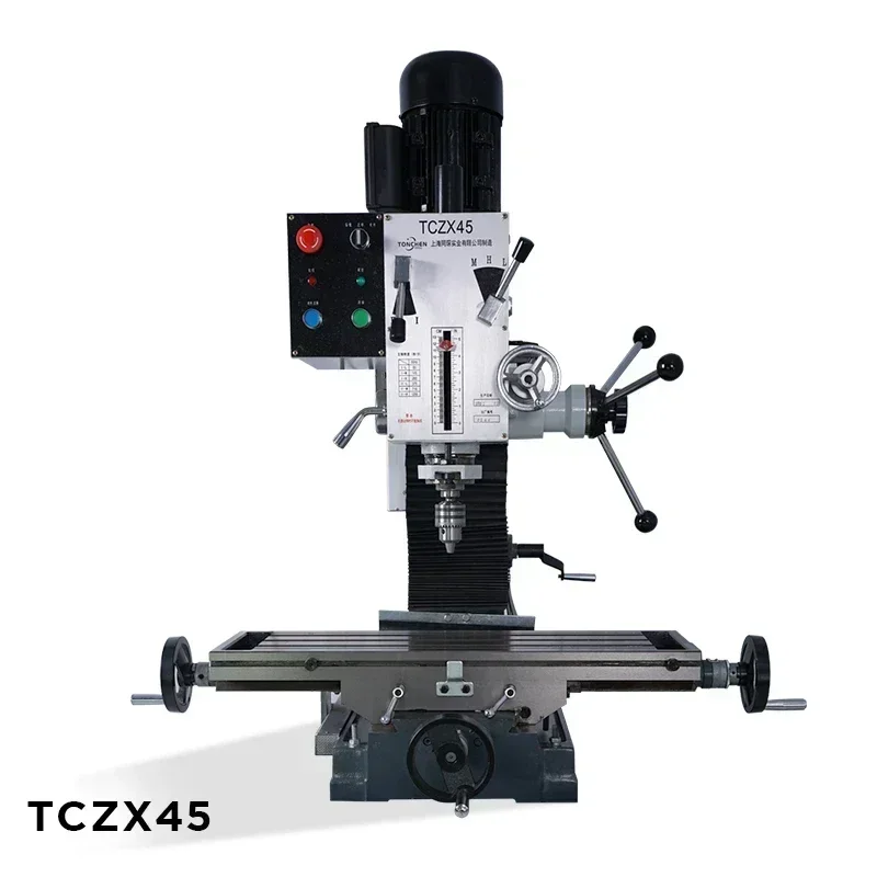 household bench drill lathe drilling and milling machine multi-functional drilling and milling machine TCZX45