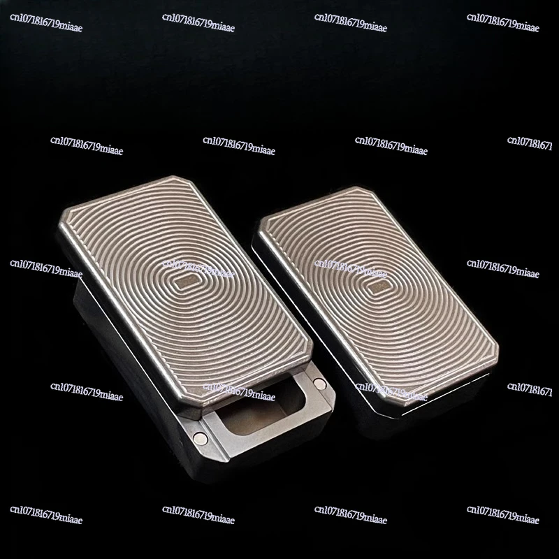 

Titanium Alloy Push Card Push Egg PPB Storage Box Medicine Box Travel Outdoor Storage Box Decompression Artifact
