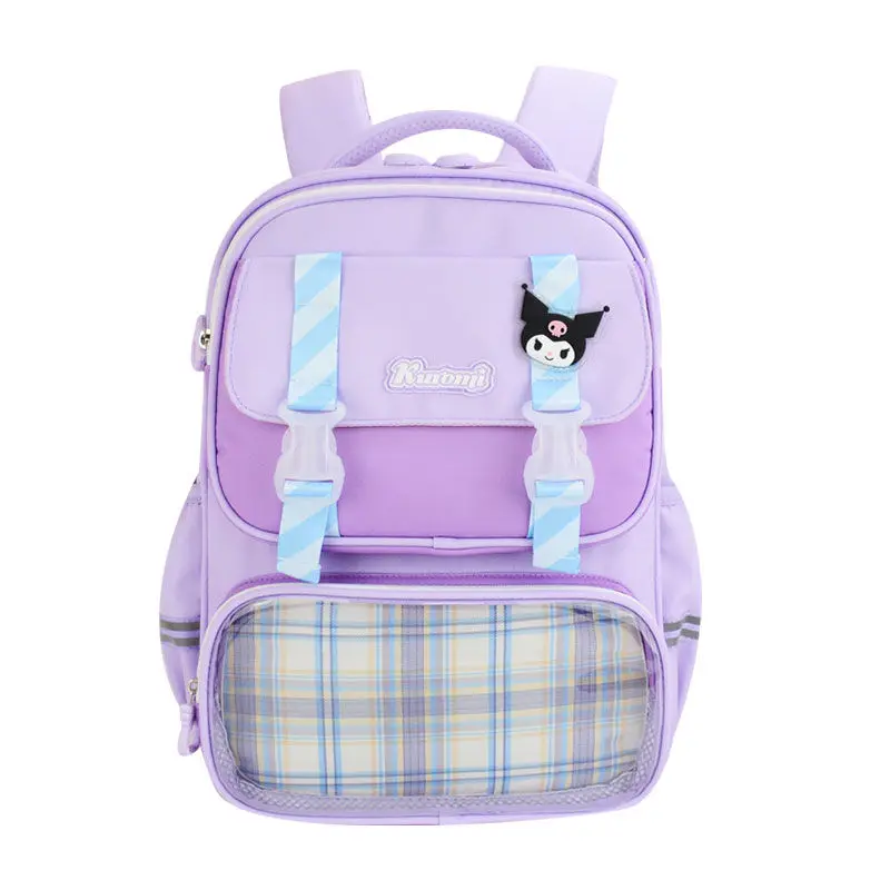 Anime Sanrioed große Kapazität Umhängetasche Cinna moroll Kuromi Melodie Kinder Rucksack Cartoon niedlichen Schult asche Geschenk für Freund